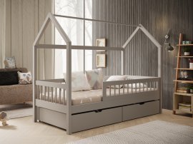 Kinderbett Galicja – 70x140 cm – grau