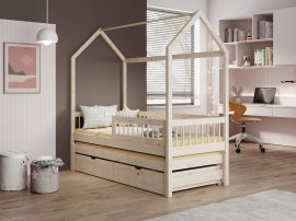 Kinderbett Artes mit Zusatzbett – 90x200 cm – Kiefer