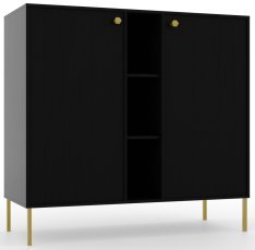 Kommode Tili 2D3P – Schwarz