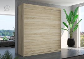 Kleiderschrank mit Schiebetüren Terecia – 200 cm – Sonoma-Eiche