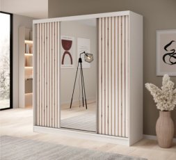 Kleiderschrank Ida – 200 cm – weiß