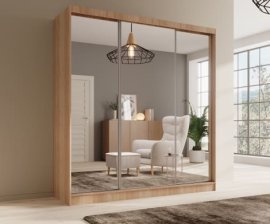 Kleiderschrank Tola – 200 cm – Sonoma Eiche