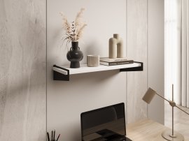 Regal Ovo – Schwarz/Weiß matt