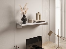 Regal Ovo – Weiß/Beton