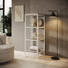 Regal Reli – Weiß/Beton