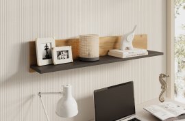 Regal Ravi – Eiche Craft/Schwarz