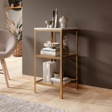 Regal Rolin – Gold/Beton