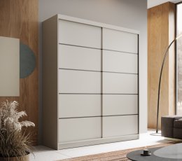 Kleiderschrank mit Schiebetüren Hannah – 180 cm – Kaschmir