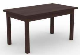 Ausziehbarer Esstisch Rodos 82 – Dunkle Walnuss