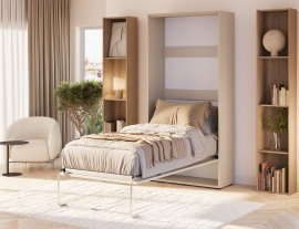 Schrankbett Vivario 90x200 cm – Kaschmir