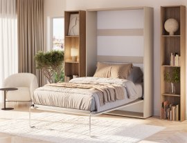 Schrankbett Vivario 120x200 cm – Kaschmir