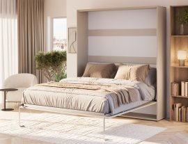 Schrankbett Vivario 160x200 cm – Kaschmir