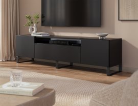 TV-Kommode Femur – Schwarz