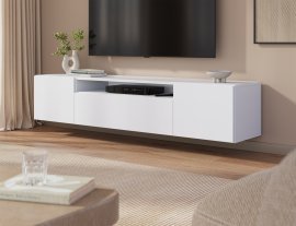 TV-Wandkommode Femur – Weiß