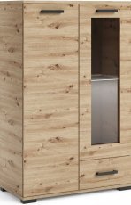 Hohe Kommode Frazio – Artisan-Eiche