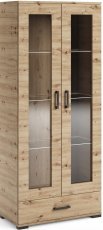 Vitrine Frazio – Artisan-Eiche