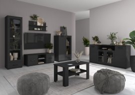 Wohnzimmer und Kinderzimmer Frazio – Schwarz