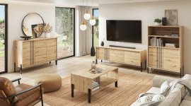 Wohnzimmer Nexo – Artisan-Eiche