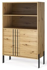 Vitrine Nexo – Artisan-Eiche