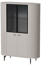 Hohe Vitrine Zante ZA1 - Kaschmir