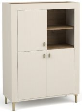 Kommode Mossa MO5 - Whisky Eiche/Kaschmir