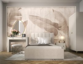 Schlafzimmer Mossa - Whiskey Eiche/Kaschmir - 2er-Set