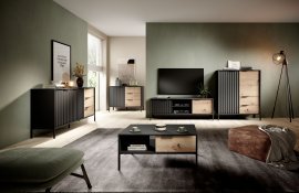 Wohnzimmer Rave - Schwarz/Artisan