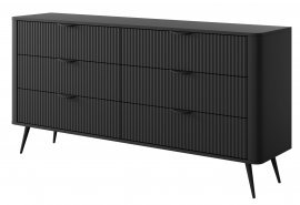 Kommode Lante 163 6S/ B - Schwarz