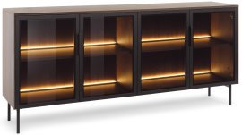 Kommode Lumi B - Eichenholz aus Wien/Schwarz