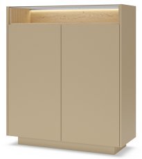 Hohe Kommode Hiro – Kakao/Eiche