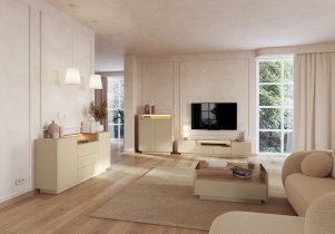 Laski meble - Couchtisch Hiro – Kakao/Eiche
