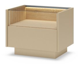 Nachttisch Hiro – Kakao/Eiche