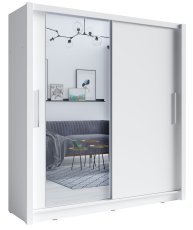 Kleiderschrank mit Schiebetüren Baku 12 - weiß