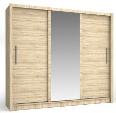 Kleiderschrank mit Schiebetüren Baku 13 - Eiche Sonoma