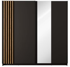 Kleiderschrank mit Schiebetüren Bayadero 12 III - schwarz