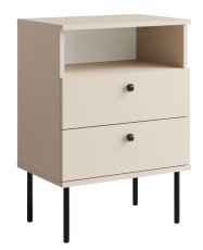 Set aus zwei Nachttischen High II 22 - beige