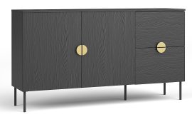 Kommode Mond 03 2T2S – schwarz