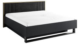 Bett Mond 31 - 160x200 cm - schwarz