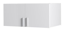 Oberschrank mit Doppeltür Snow 02A B - weiß