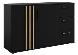 Kommode Toll 03 B - schwarz