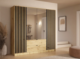 Kleiderschrank Katania 20 – 200 cm – Eiche Artisan