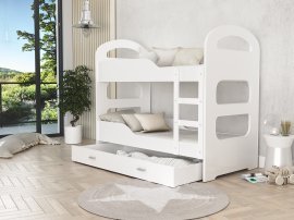 Hochbett Dominik 1608 - 80x160 cm (5 Farben)