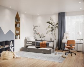 Bett Max P MDF - 80x190 cm