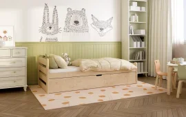 Bett mit Stauraum Dawid - 90x200 cm