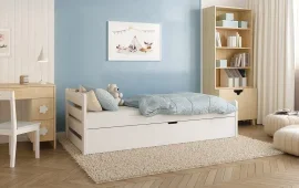 Bett mit Stauraum Dawid MDF - 90x200 cm