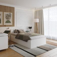 Bett Panama - 120x200 cm - weiß