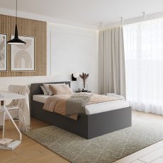 Bett Panama - 120x200 cm - grau