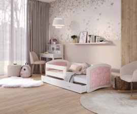 Kinderbett Megi 1608 mit Steinchen - 80x160 cm