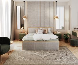 Bett Panama tapecirani - 120x200 cm - craft
