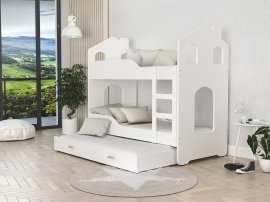 Etagenbett Dominik Haus 3 mit Zusatzbett 1608 – 80 × 160 cm